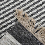 Alfombra Natural Stripe 190X290 Negro 253203