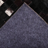 Alfombra Cuero Fashion 160X230 Kb-339 Bl/Wh