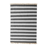 Alfombra Natural Stripe 190X290 Negro 253203