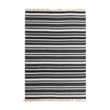 Alfombra Natural Stripe 190X290 Negro 252893