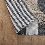 Alfombra Natural Stripe 190X290 Negro 253203