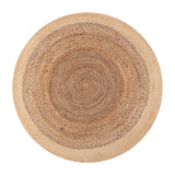 Alfombra Yute Braided BRC-197 A Natural Beige 150x150