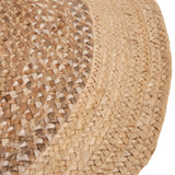 Alfombra Yute Braided BRC-197 A Natural Beige 150x150