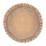 Alfombra Yute Braided BRC-198 B Beige Natural 150X150