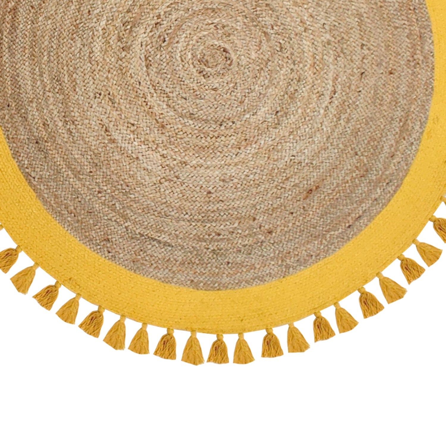 Alfombra Yute Red. Malibu 150X150 Amarillo DIB