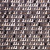 Alfombra Natural Leather Design 140X200 Café/Gris