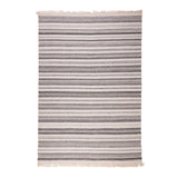 Alfombra Dhurrie Premium Lineas 190X290 Gris