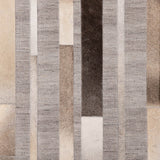 Alfombra Natural Leather Design 140X200 6884 Silv