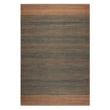 Alfombra Handwoven Yute Cotton Color 230X330 Natural/Turquesa