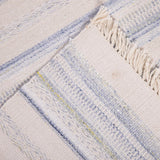 Alfombra Dhurrie Premium Lineas 190X290 Azul