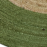 Alfombra Yute Red. Cancun 150X150 Verde