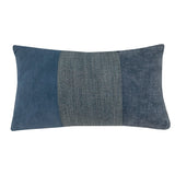 Cojin Patchwork  Rectangular Azul 30X50 DIB