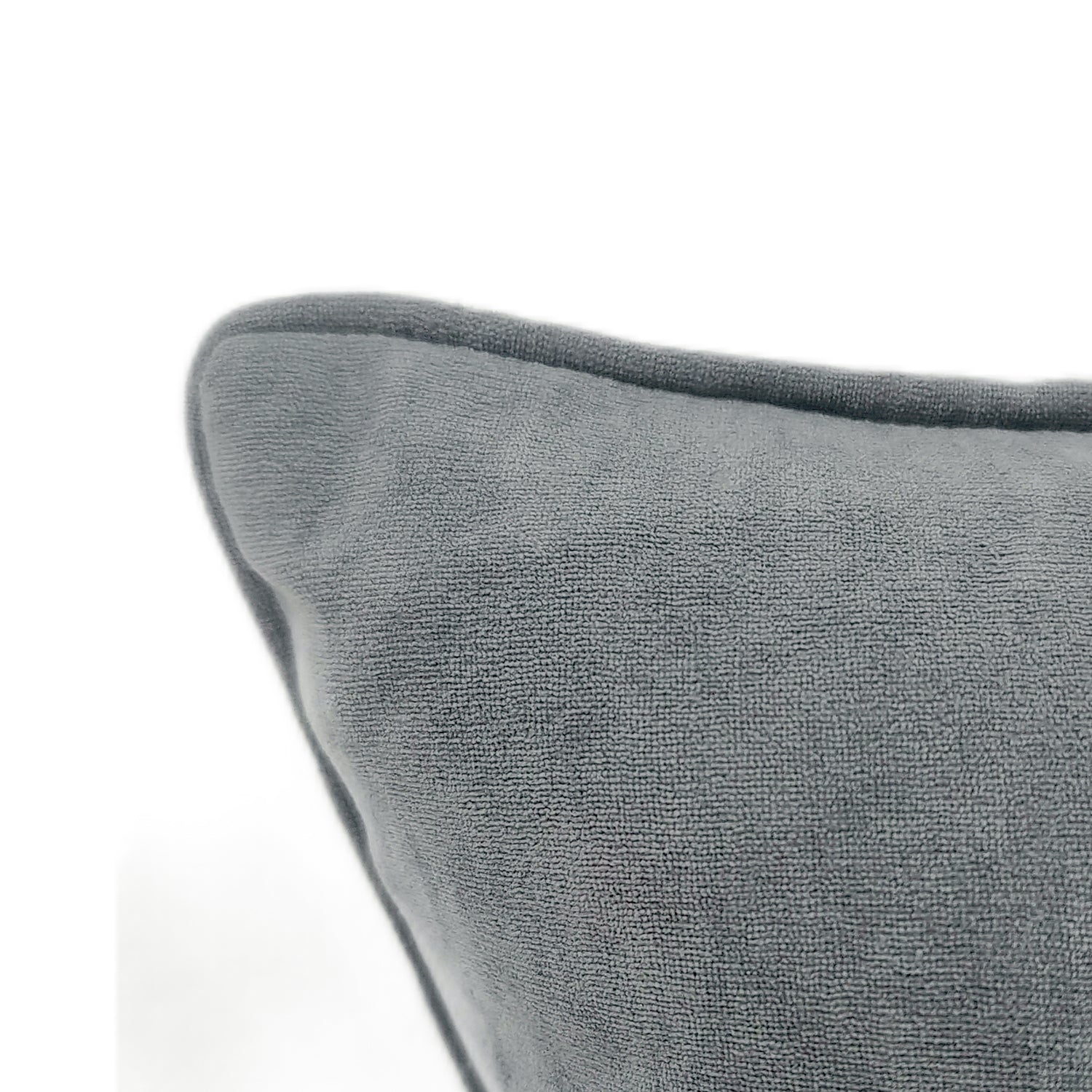 Cojin Terciopelo Gris 45X45 DIB