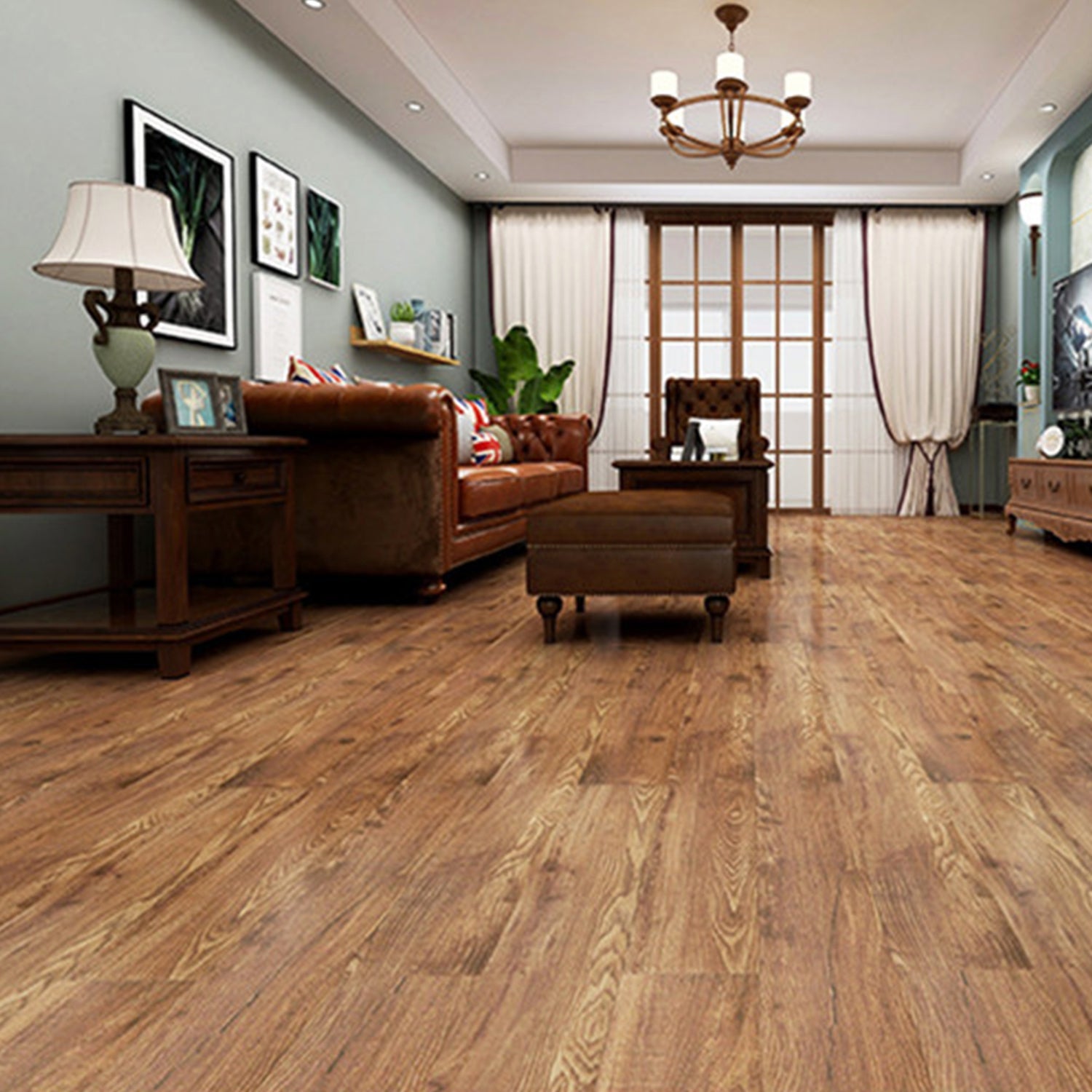 Piso Autoadhesivo Lvt Happiness 2Mm 3,34 M2 Nogal DIB
