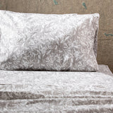 Pack 2 Sabanas Estampadas 1.5P Flores Gris