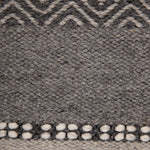 Alfombra Handwoven wool Tribal 160x230 Gris DIB