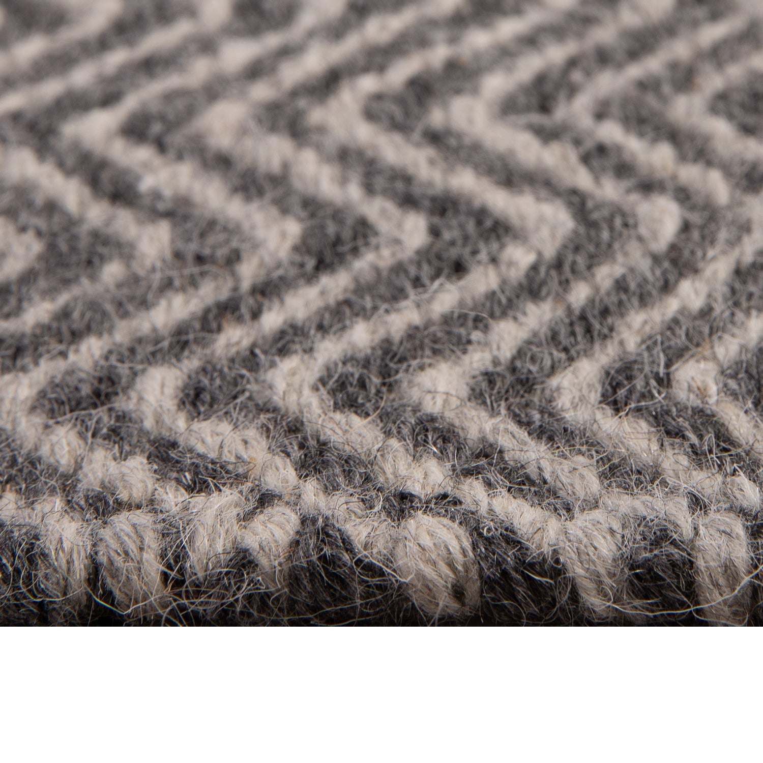 Alfombra Handwoven wool Tribal 160x230 Gris DIB