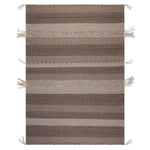 Alfombra Handwoven wool Tribal 160x230 Café DIB