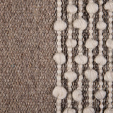 Alfombra Handwoven wool Tribal 190x290 Café DIB