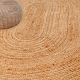Alfombra Yute Braided Oval BRC 108 Natural 90X150