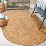 Alfombra Yute Braided Oval BRC 108 Natural 90X150