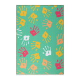 Alfombra Splash 76X117 Turquesa DIB