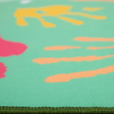 Alfombra Splash 76X117 Turquesa DIB