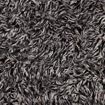 Alfombra Flokati 170X240 Negro DIB
