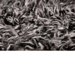 Alfombra Flokati 170X240 Negro DIB