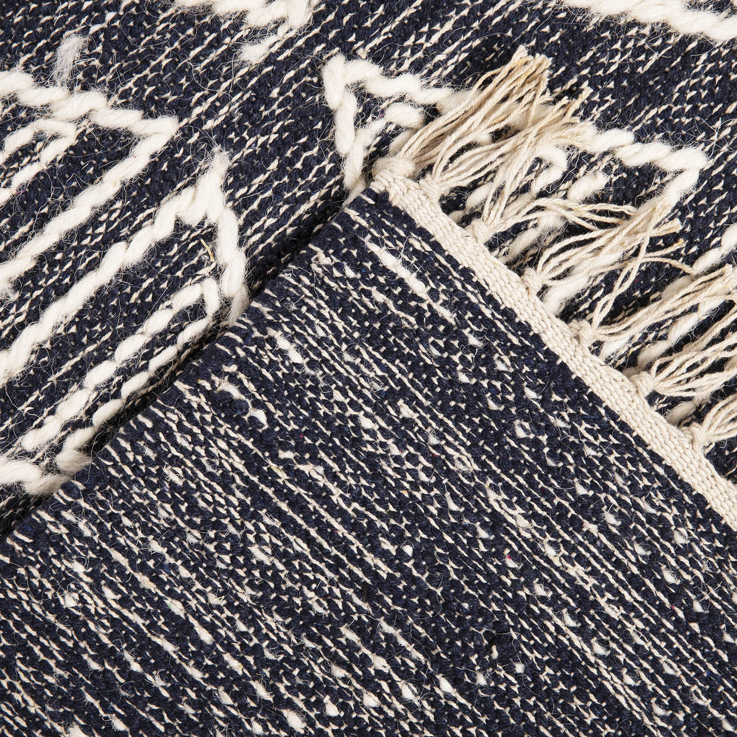 Alfombra Woven Geo 140X200 NAVY 10101 DIB