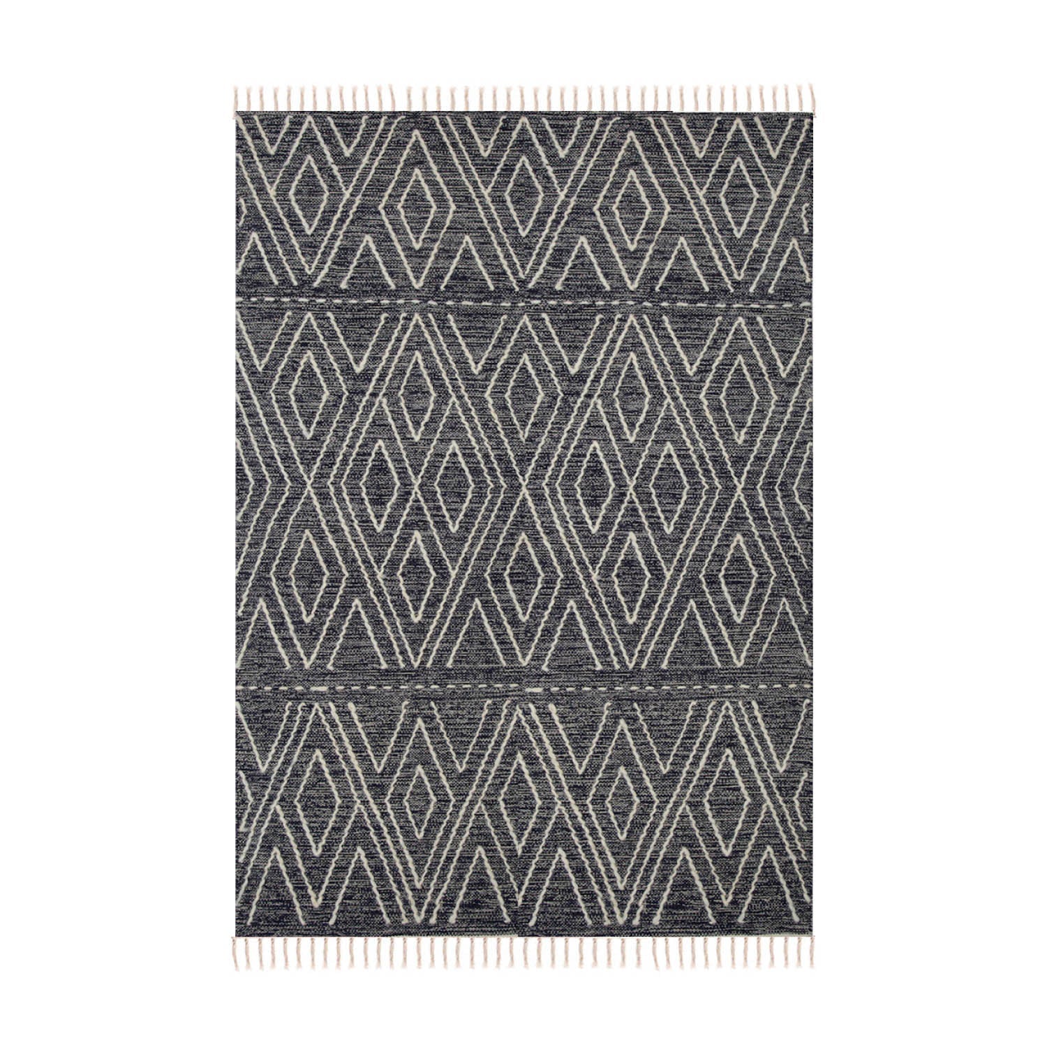 Alfombra Woven Geo 160X230 Azul DIB