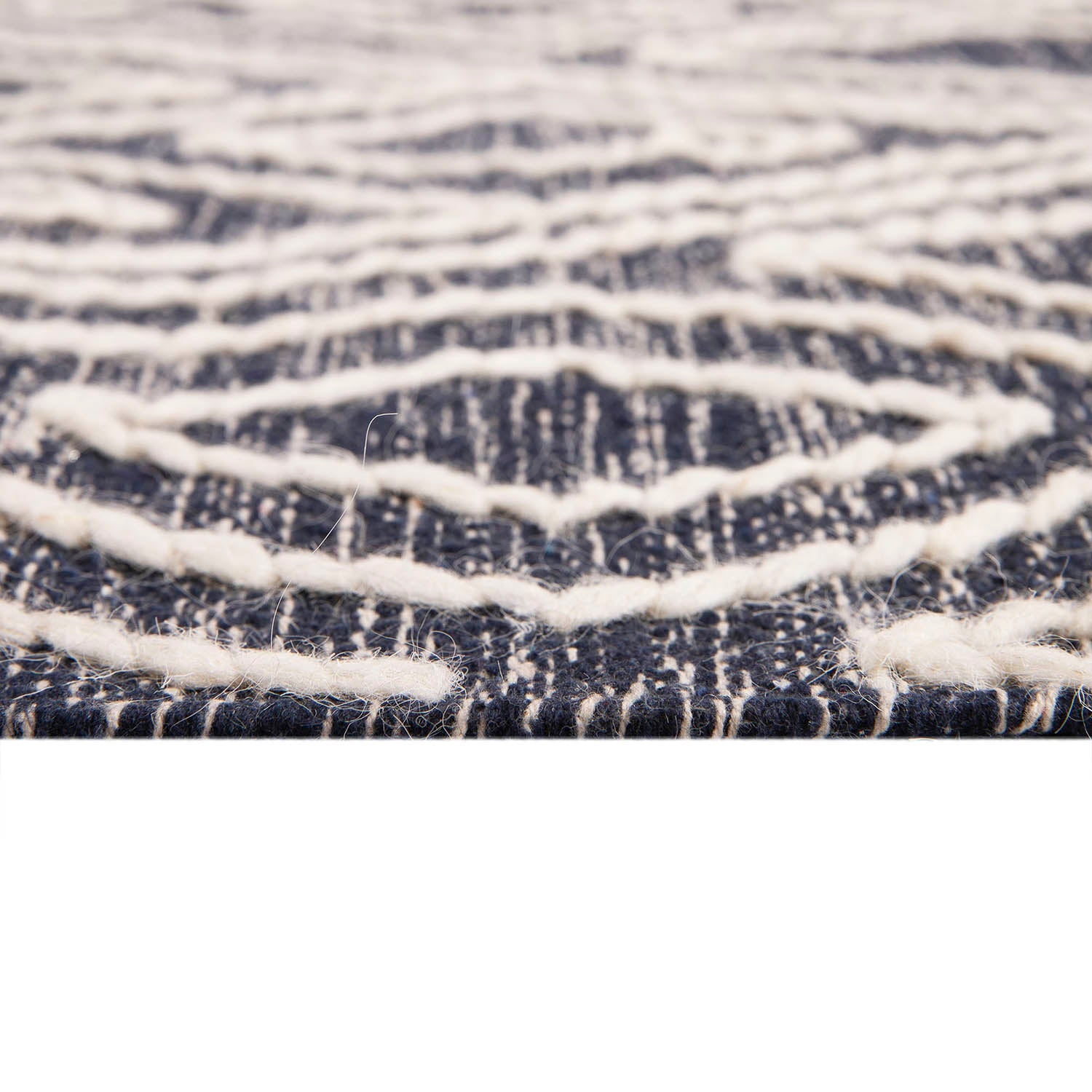 Alfombra Woven Geo 160X230 Azul DIB