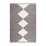 Alfombra Kelim Geo Design 160X230 Negro DIB