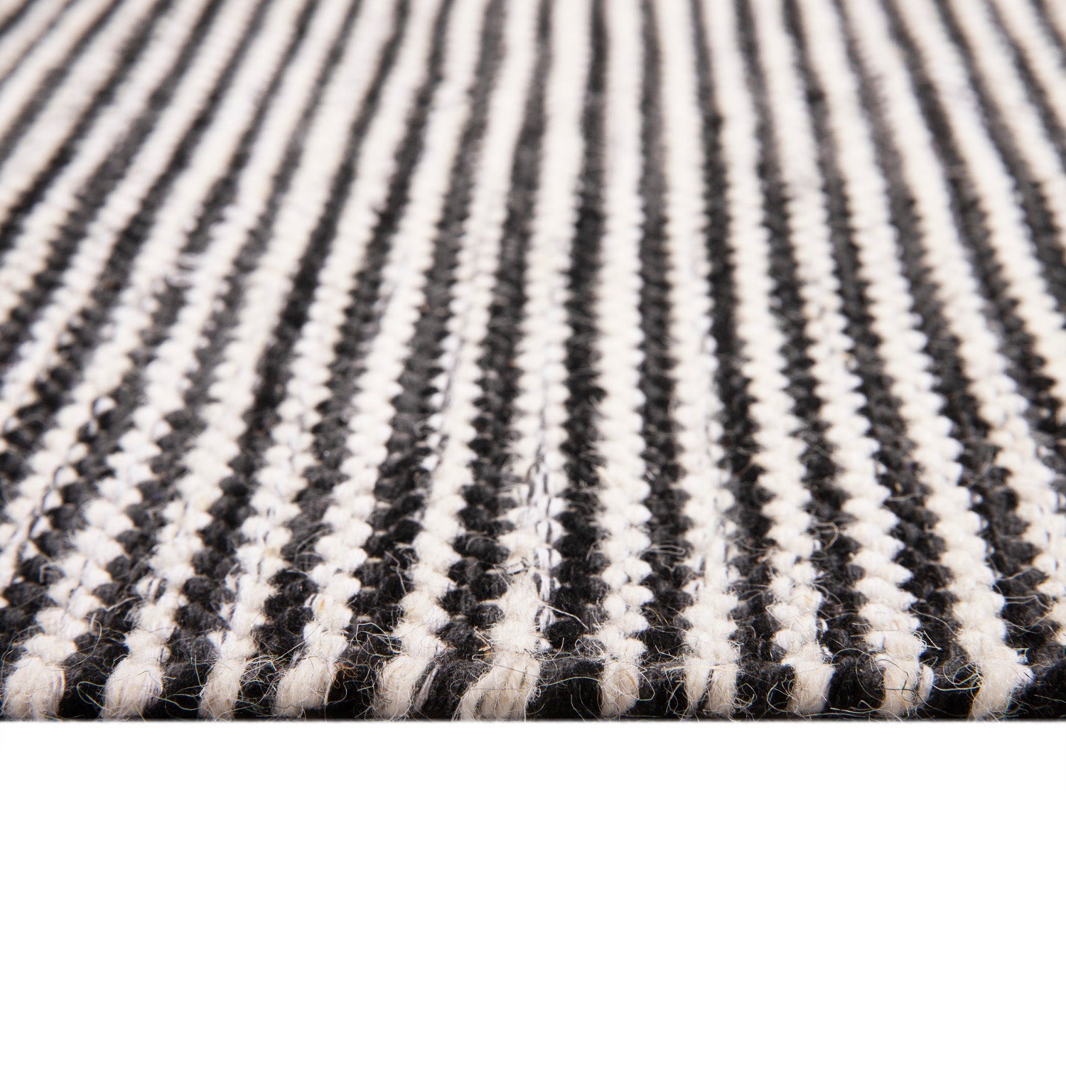 Alfombra Kelim Geo Design 160X230 Negro DIB