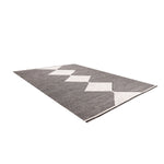 Alfombra Kelim Geo Design 160X230 Negro DIB