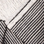 Alfombra Kelim Geo Design 160X230 Negro DIB