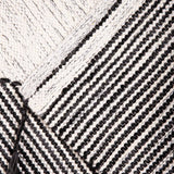 Alfombra Kelim Geo Design 160X230 Negro DIB