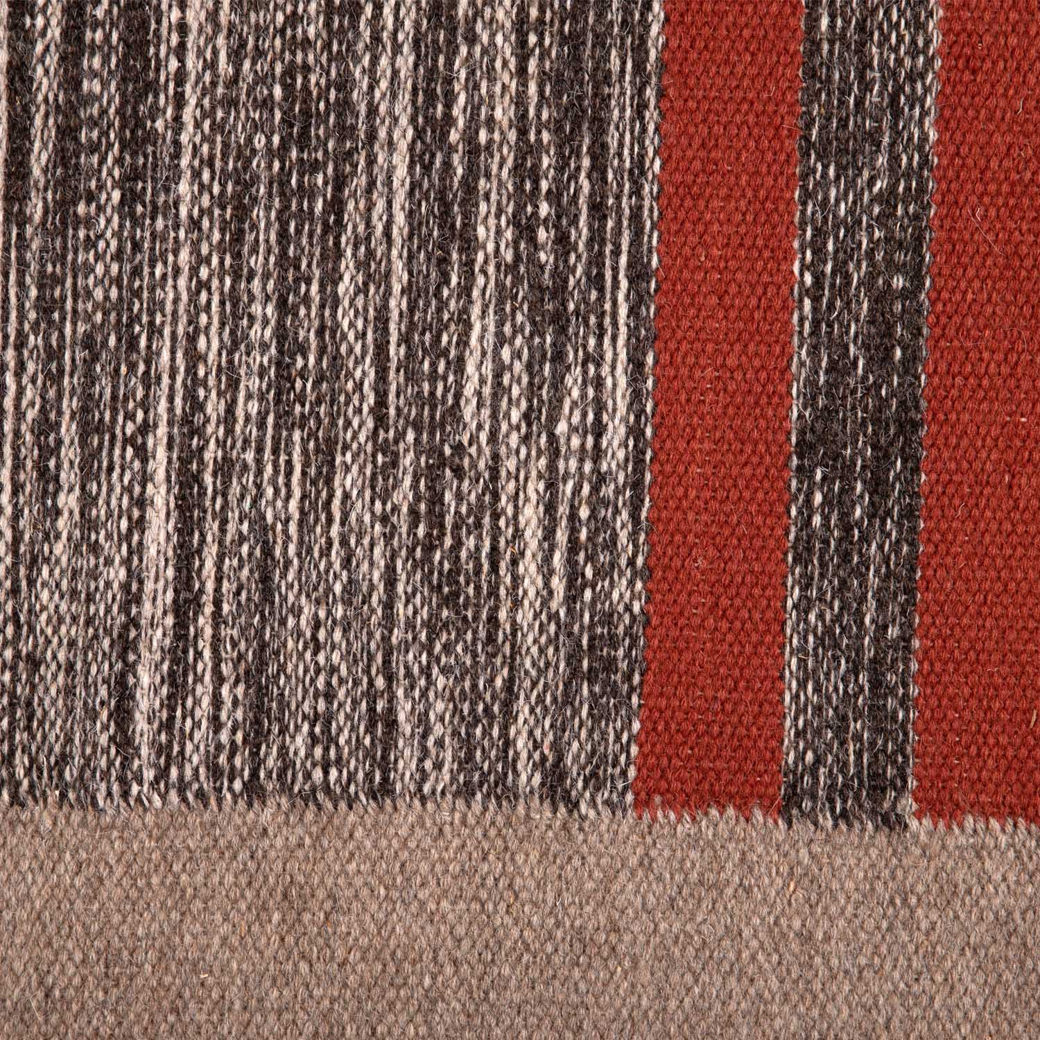 Alfombra Handwoven Wool Line190X290 Terracota DIB