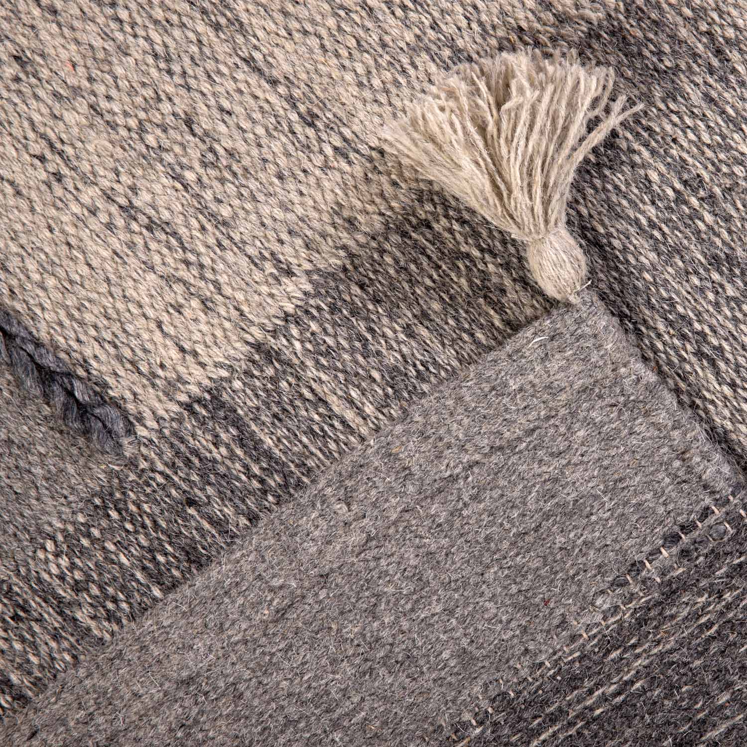 Alfombra Handwoven Wool Line190X290 Gris DIB