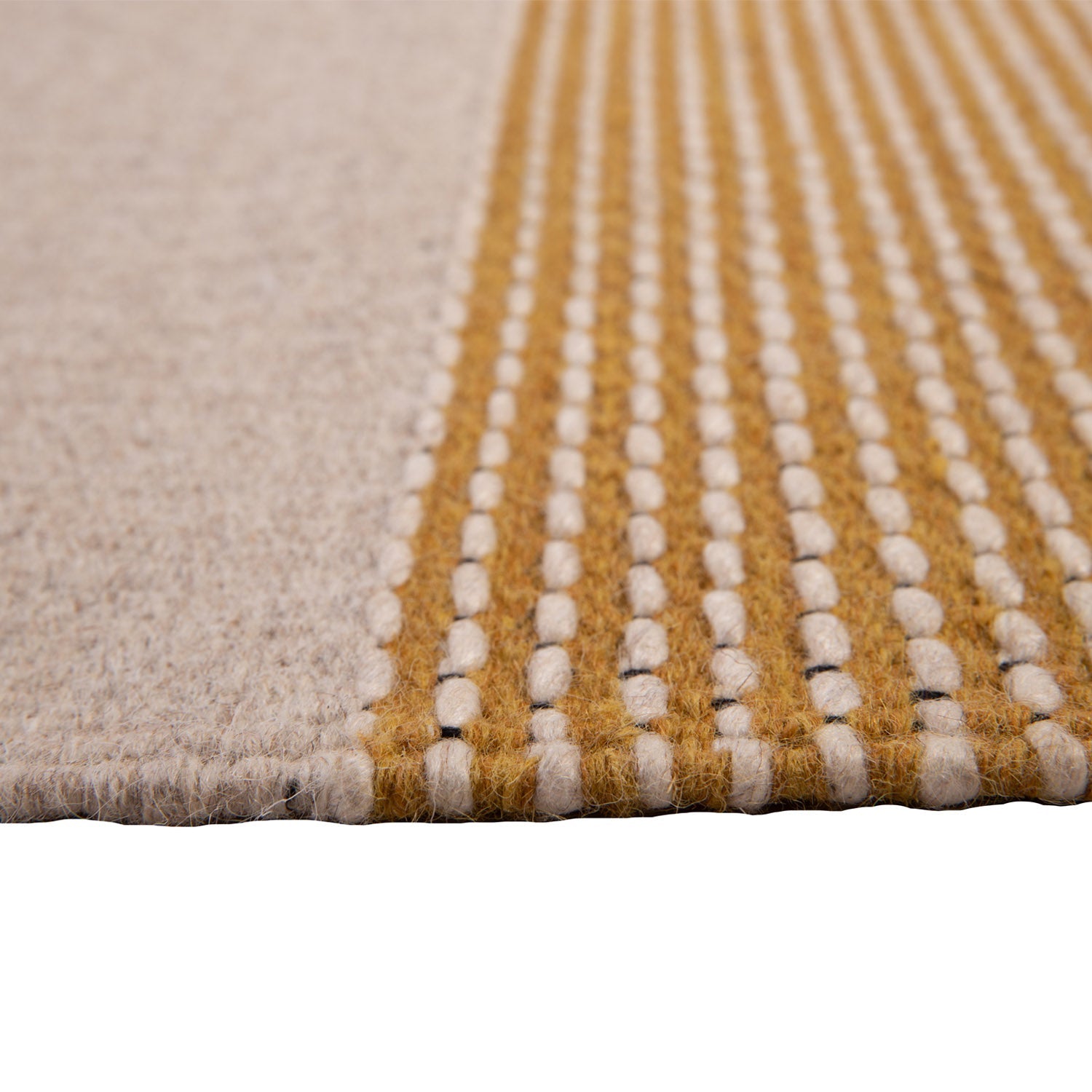 Alfombra Handwoven Wool 190X290 Gris/Amarillo DIB