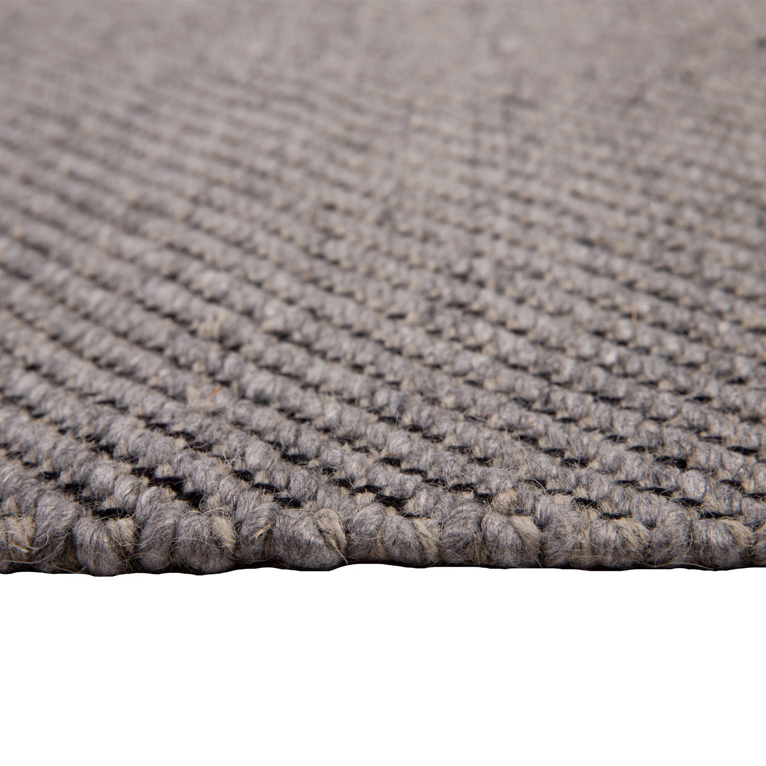 Alfombra Handwoven Wool 190X290 Gris DIB