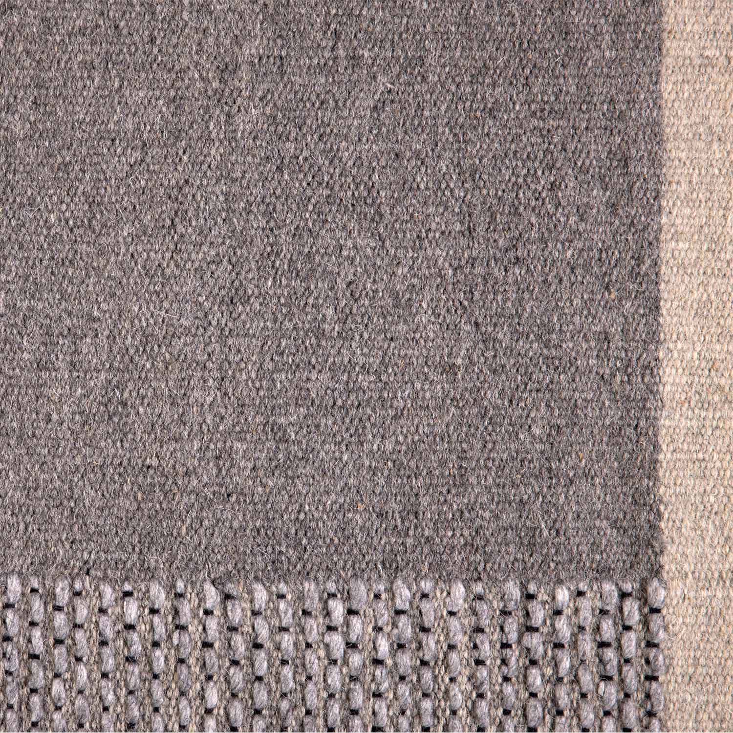 Alfombra Handwoven Wool 190X290 Gris DIB