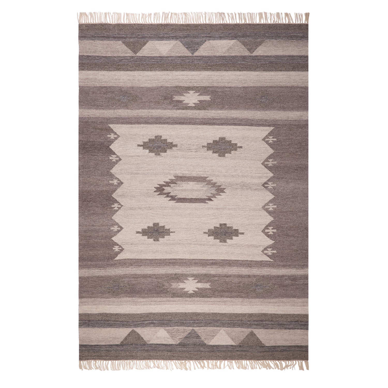 Alfombra Handwoven Eco Ethnic 190X290 Taupe 200101 DIB