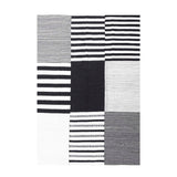 Alfombra Handwoven Rustic 140X200 Blanco/Negro DIB