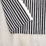 Alfombra Handwoven Rustic 140X200 Blanco/Negro DIB