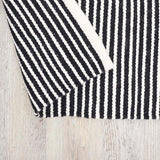 Alfombra Handwoven Rustic 140X200 Blanco/Negro DIB