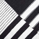 Alfombra Handwoven Rustic 160X230 Blanco/Negro DIB