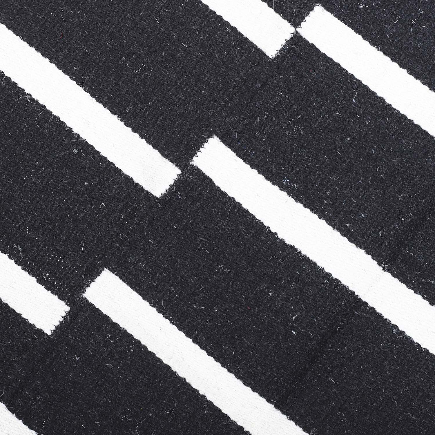 Alfombra Handwoven Rustic 190X290 Negro DIB