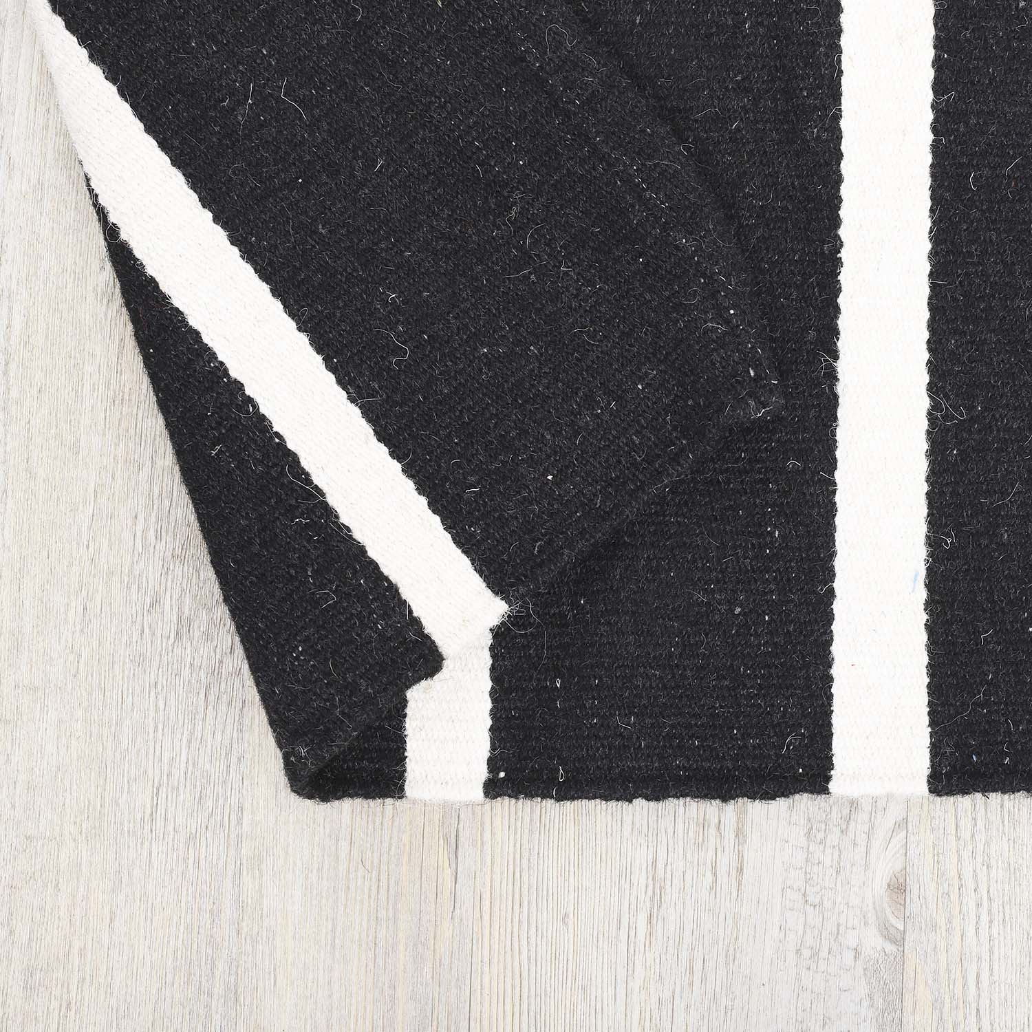 Alfombra Handwoven Rustic 190X290 Negro DIB