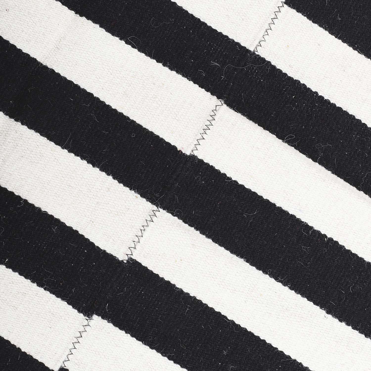 Alfombra Handwoven Rustic 190X290 Negro/Blanco DIB